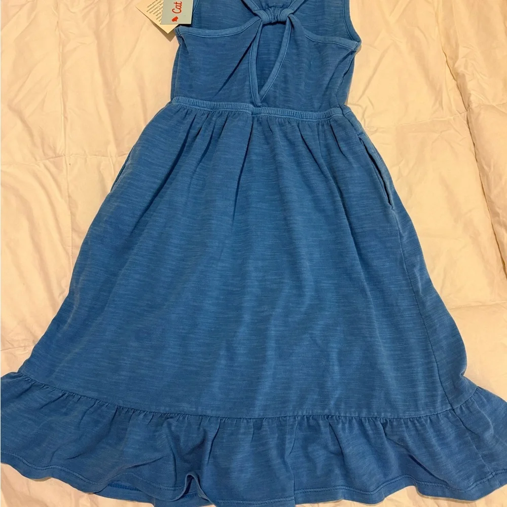 Size XS Toddler Girls Cat & Jack Blue Casual Sleeveless Maxi Dress